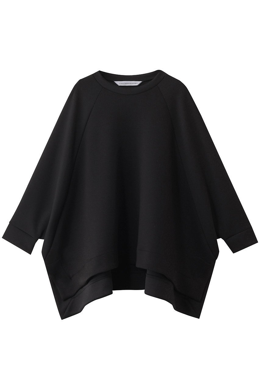 【コグ ザビッグスモーク/COGTHEBIGSMOKE】の【8/1 0:00販売開始】29 DAISY TOP インテリア・キッズ・メンズ・レディースファッション・服の通販 founy(ファニー) 　ファッション　Fashion　レディースファッション　Fashion for Women　トップス・カットソー　Cut & Sew Tops　シャツ・ブラウス・オフィスカジュアル　Elegant Blouses & Button-Ups　レディースパーカー・カジュアルフーディー　Casual Hoodies & Sweatshirts　ロングTシャツ・Tシャツ　Longline T-Shirts & Tees　スウェット・クルーネックトップス　Sweatshirts & Crewnecks / Relaxed Fit Sweat Tops　カットソー・ベーシックTシャツ　Cut-and-Sewn Tops / Stretch Tees & Basics　2025年　2025　2025-2026秋冬・A/W　Autumn/Winter 2025–26 AW25–26　エアリー　Airy Texture　シンプル　Simple, Minimal　ストレッチ　Stretch, Stretchy Fabric　スリット　Slit, Slit Detail　フォルム　Silhouette, Form　ワイド　Wide, Wide Fit　エレガント 上品　Elegant　定番　Standard, Basic Item　A/W・秋冬　Autumn/Winter　ブラック|ID: prp329100004625435 ipo3291000000033230279