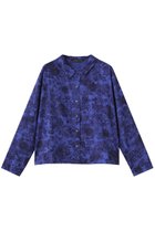 【ミズイロ インド/mizuiro ind】のプリントベーシックシャツ blue|ID: prp329100004625436 ipo3291000000035815951