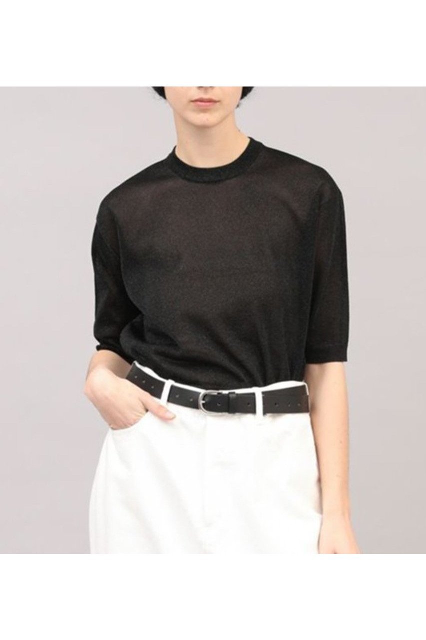 【サクラ/SACRA】のファイングロッシーヤーントップス 人気、トレンドファッション・服の通販 founy(ファニー) 　ファッション　Fashion　レディースファッション　Fashion for Women　トップス・カットソー　Cut & Sew Tops　シャツ・ブラウス・オフィスカジュアル　Elegant Blouses & Button-Ups　2025年　2025　2025-2026秋冬・A/W　Autumn/Winter 2025–26 AW25–26　カットソー　Cut and Sewn Top　シアー　Sheer, See-Through　ショート　Short, Short Length　スリーブ　Sleeve, Long Sleeve / Short Sleeve　A/W・秋冬　Autumn/Winter　other-8|ID: prp329100004625441 ipo3291000000033230339
