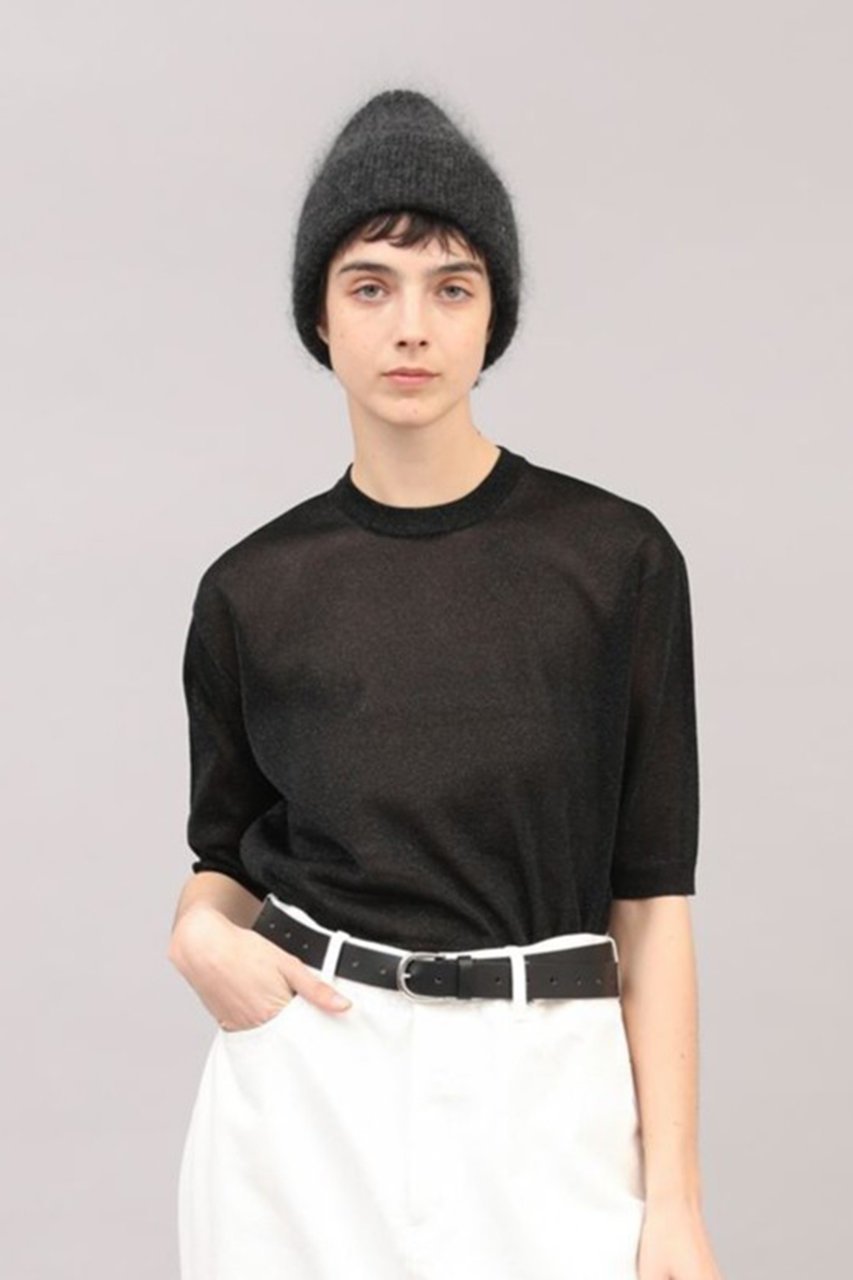 【サクラ/SACRA】のファイングロッシーヤーントップス 人気、トレンドファッション・服の通販 founy(ファニー) ファッション Fashion レディースファッション Fashion for Women トップス・カットソー Cut & Sew Tops シャツ・ブラウス・オフィスカジュアル Elegant Blouses & Button-Ups カットソー Cut and Sewn Top シアー Sheer, See-Through ショート Short, Short Length スリーブ Sleeve, Long Sleeve / Short Sleeve other-8|ID: prp329100004625441 ipo3291000000035416442