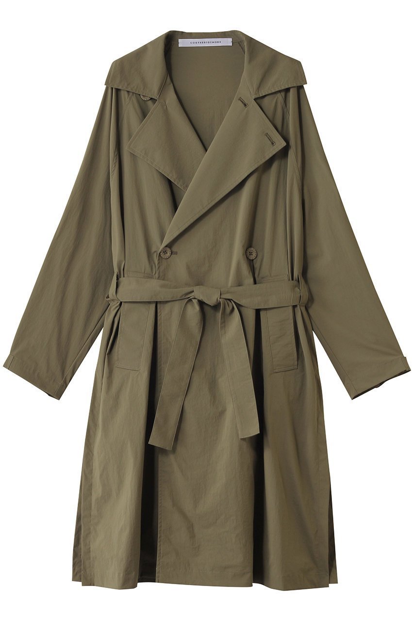 【コグ ザビッグスモーク/COGTHEBIGSMOKE】の【8/1 0:00販売開始】01 LAUREN PARACHUTE COAT インテリア・キッズ・メンズ・レディースファッション・服の通販 founy(ファニー) 　ファッション　Fashion　レディースファッション　Fashion for Women　アウター　Coat / Outerwear Collection　コート・ロングコート・ピーコート　Long Coats, Peacoats & More　2025年　2025　2025-2026秋冬・A/W　Autumn/Winter 2025–26 AW25–26　ストレッチ　Stretch, Stretchy Fabric　ロング　Long, Long-Length　A/W・秋冬　Autumn/Winter　マッチャ|ID: prp329100004625443 ipo3291000000033230350