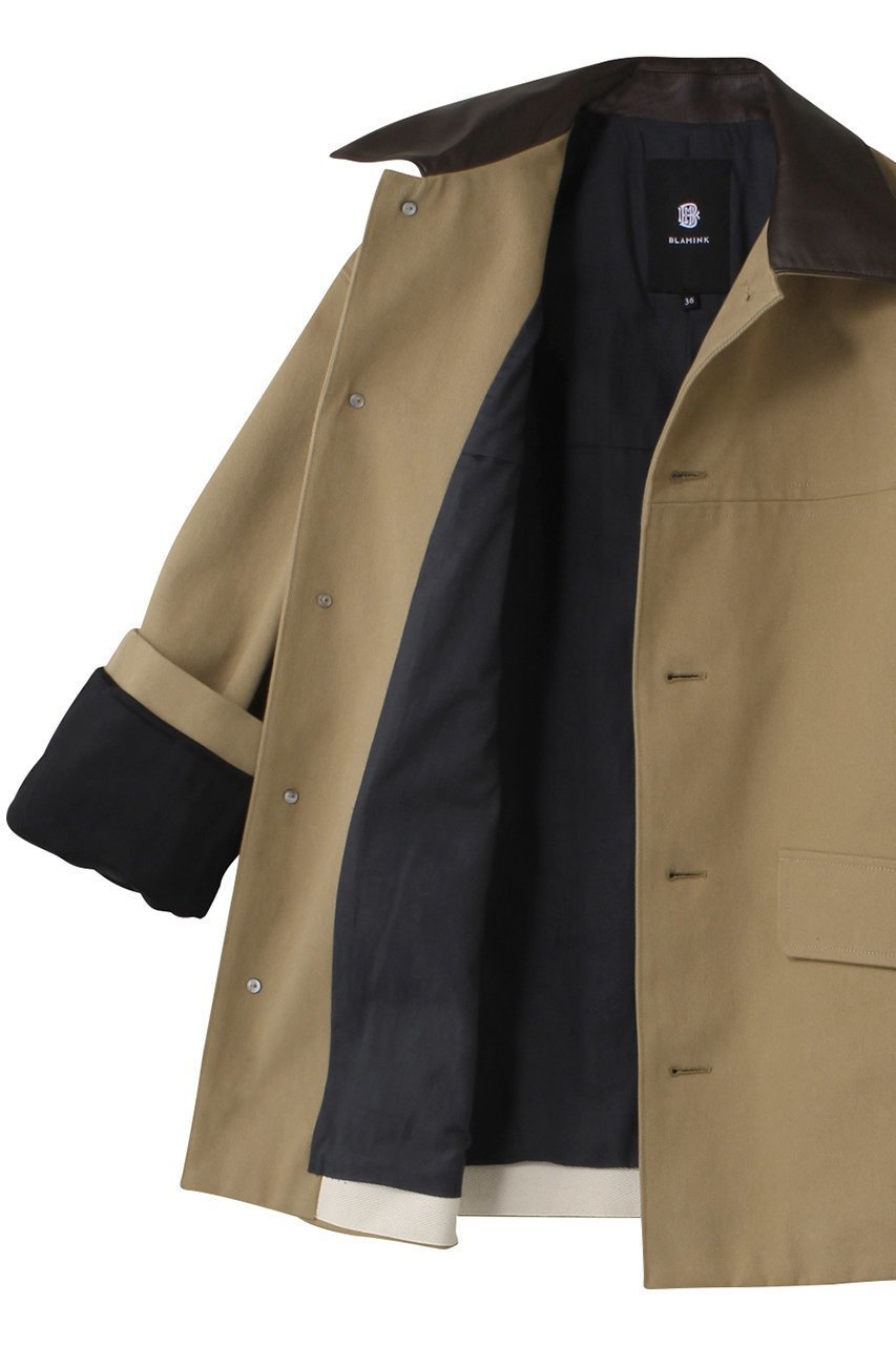 【ブラミンク/BLAMINK】のレザーカラージャケット 人気、トレンドファッション・服の通販 founy(ファニー) 　ファッション　Fashion　レディースファッション　Fashion for Women　アウター　Coat / Outerwear Collection　レディースジャケット・軽アウター　Jackets　2025年　2025　2025-2026秋冬・A/W　Autumn/Winter 2025–26 AW25–26　ジャケット　Jacket, Outerwear　モダン　Modern, Contemporary　エレガント 上品　Elegant　A/W・秋冬　Autumn/Winter　other-6|ID: prp329100004625448 ipo3291000000033230403