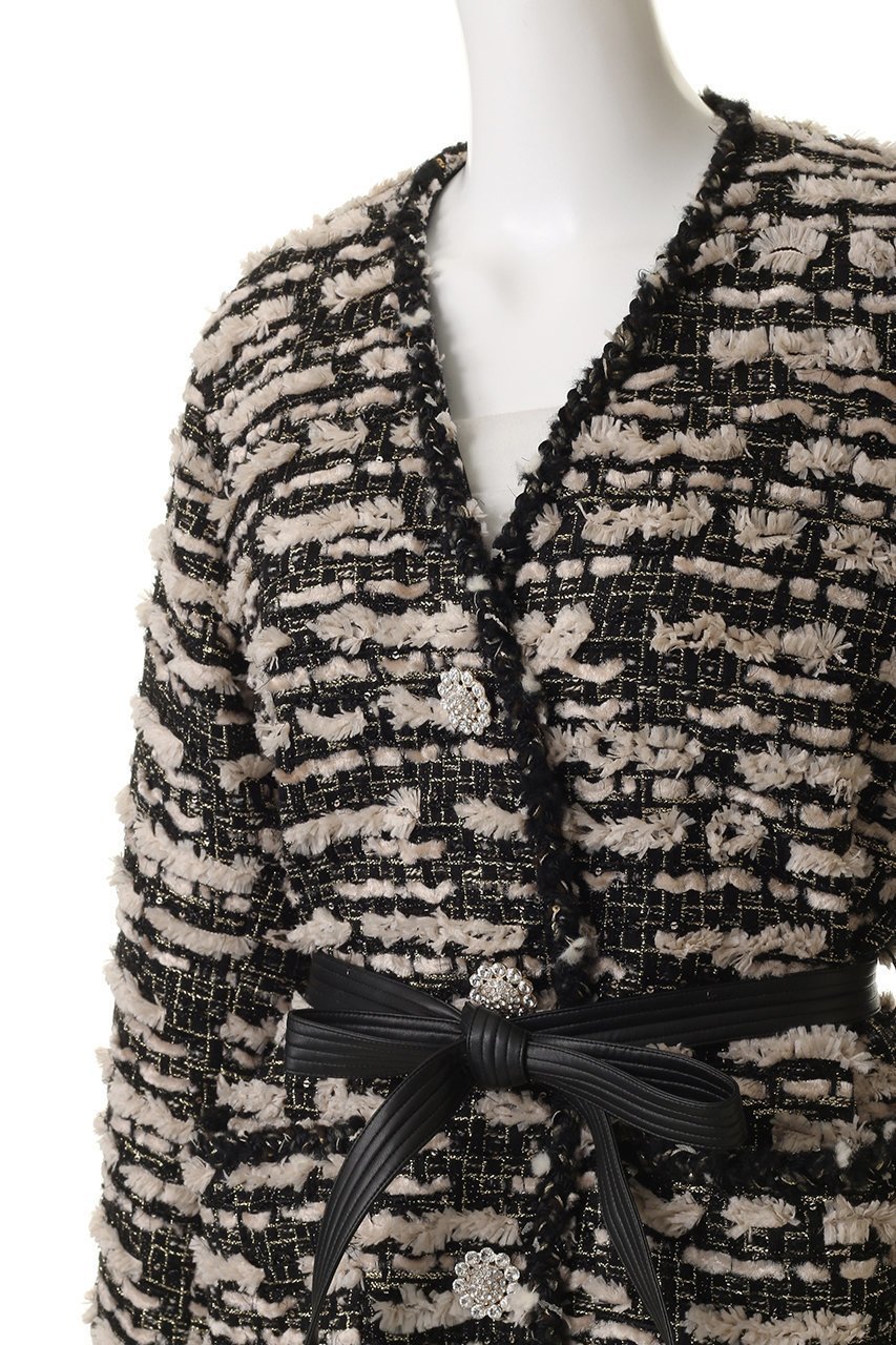 【ルール ロジェット/leur logette】のグラムツイードジャケット 人気、トレンドファッション・服の通販 founy(ファニー) 　ファッション　Fashion　レディースファッション　Fashion for Women　アウター　Coat / Outerwear Collection　レディースジャケット・軽アウター　Jackets　2025年　2025　2025-2026秋冬・A/W　Autumn/Winter 2025–26 AW25–26　かぎ針　Crochet　ジャケット　Jacket, Outerwear　スリーブ　Sleeve, Long Sleeve / Short Sleeve　ツイード　Twill, Twill Weave　トリミング　Trimming, Decorative Edge　リュクス　Luxury, Elegant, High-End, Chic　ロング　Long, Long-Length　エレガント 上品　Elegant　A/W・秋冬　Autumn/Winter　other-5|ID: prp329100004625449 ipo3291000000033230409