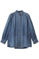 【ルール ロジェット/leur logette】の10ozデニムギャザージャケット 人気、トレンドファッション・服の通販 founy(ファニー) ファッション Fashion レディースファッション Fashion for Women アウター Coat / Outerwear Collection レディースジャケット・軽アウター Jackets 2025年 2025 2025-2026秋冬・A/W Autumn/Winter 2025–26 AW25–26 ギャザー Gathered, Ruffled ジャケット Jacket, Outerwear スリーブ Sleeve, Long Sleeve / Short Sleeve デニム Denim, Jeans Material フェミニン Feminine, Girly リュクス Luxury, Elegant, High-End, Chic ロング Long, Long-Length A/W・秋冬 Autumn/Winter |ID:prp329100004625450