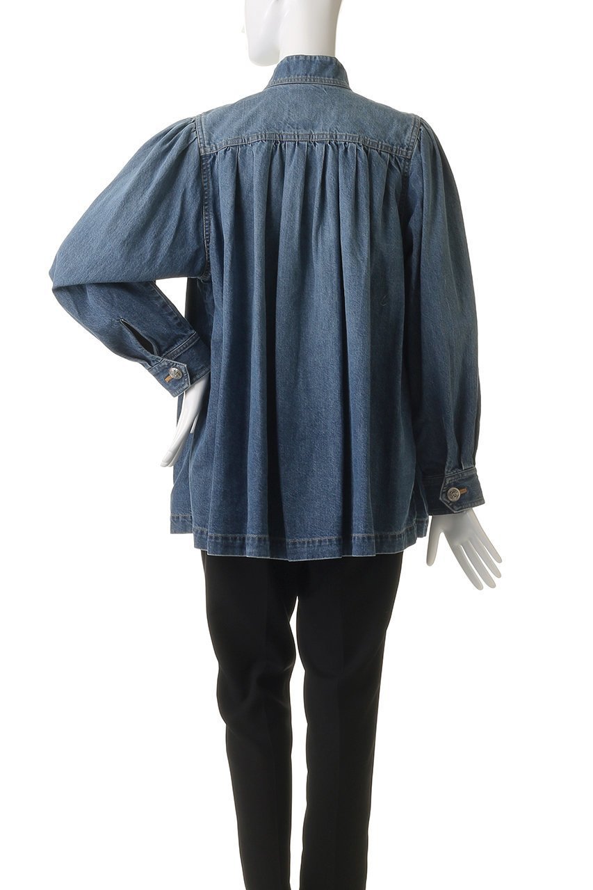 【ルール ロジェット/leur logette】の10ozデニムギャザージャケット 人気、トレンドファッション・服の通販 founy(ファニー) 　ファッション　Fashion　レディースファッション　Fashion for Women　アウター　Coat / Outerwear Collection　レディースジャケット・軽アウター　Jackets　2025年　2025　2025-2026秋冬・A/W　Autumn/Winter 2025–26 AW25–26　ギャザー　Gathered, Ruffled　ジャケット　Jacket, Outerwear　スリーブ　Sleeve, Long Sleeve / Short Sleeve　デニム　Denim, Jeans Material　フェミニン　Feminine, Girly　リュクス　Luxury, Elegant, High-End, Chic　ロング　Long, Long-Length　A/W・秋冬　Autumn/Winter　other-4|ID: prp329100004625450 ipo3291000000033230417