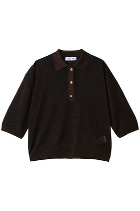 【サクラ/SACRA】のエクストラファイングロッシーヤーンポロトップス 人気、トレンドファッション・服の通販 founy(ファニー) ファッション Fashion レディースファッション Fashion for Women トップス・カットソー Cut & Sew Tops ニット Knit Tops & Sweaters カジュアルプルオーバー・ニットトップス Pullovers & Knit Tops / Casual Pullovers 2025年 2025 2025-2026秋冬・A/W Autumn/Winter 2025–26 AW25–26 カットソー Cut and Sewn Top クロップド Cropped, Short Length シアー Sheer, See-Through A/W・秋冬 Autumn/Winter |ID:prp329100004625452