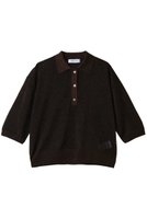 【サクラ/SACRA】のエクストラファイングロッシーヤーンポロトップス 人気、トレンドファッション・服の通販 founy(ファニー) ファッション Fashion レディースファッション Fashion for Women トップス・カットソー Cut & Sew Tops ニット Knit Tops & Sweaters カジュアルプルオーバー・ニットトップス Pullovers & Knit Tops / Casual Pullovers 2025年 2025 2025-2026秋冬・A/W Autumn/Winter 2025–26 AW25–26 カットソー Cut and Sewn Top クロップド Cropped, Short Length シアー Sheer, See-Through A/W・秋冬 Autumn/Winter |ID:prp329100004625452