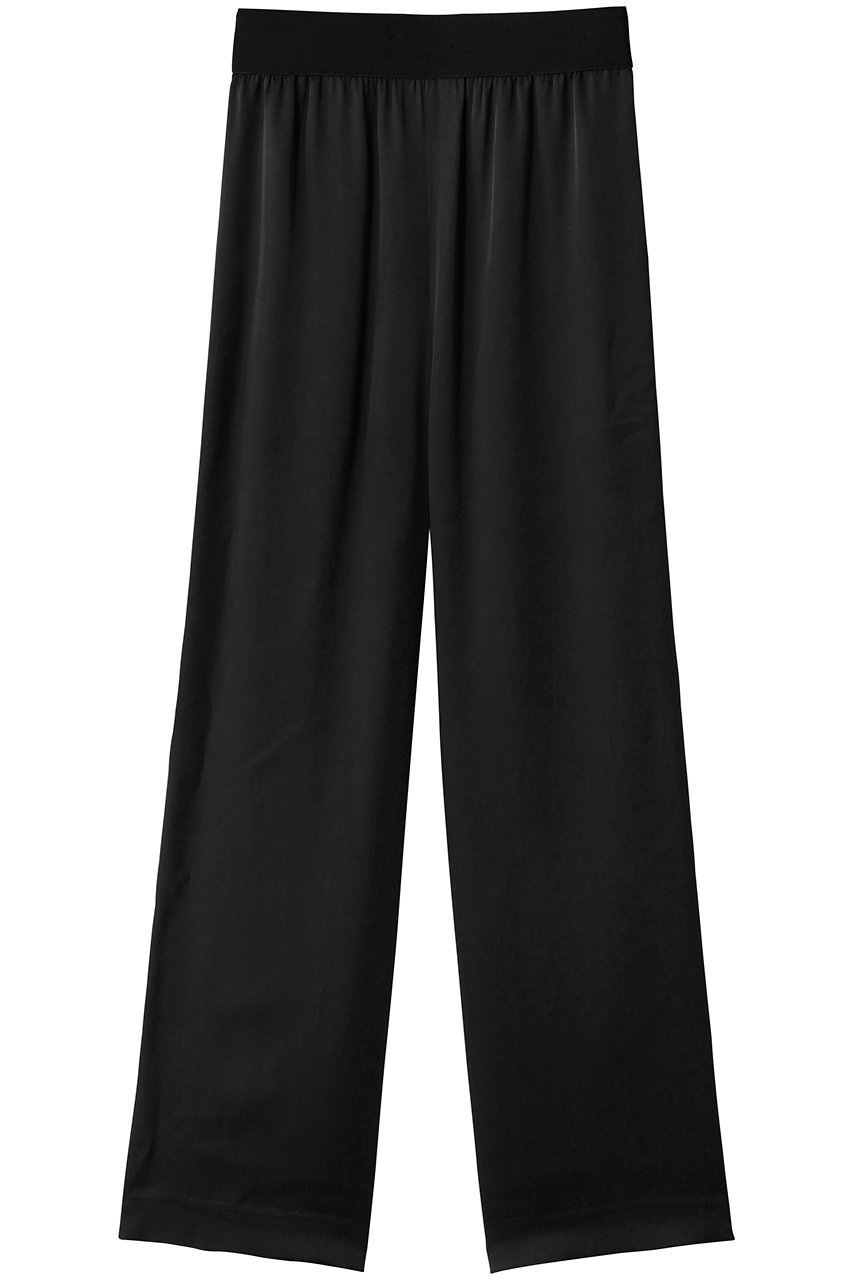 【デザイン ワークス/DESIGN WORKS】のCuフィブリルサテンゴムパンツ インテリア・キッズ・メンズ・レディースファッション・服の通販 founy(ファニー) ファッション Fashion レディースファッション Fashion for Women パンツ Pants & Trousers ドレープ Drape, Draping Fabric ボトム Bottoms, Lower Wear リラックス Relax, Relaxed Fit エレガント 上品 Elegant ブラック|ID: prp329100004625453 ipo3291000000033527898