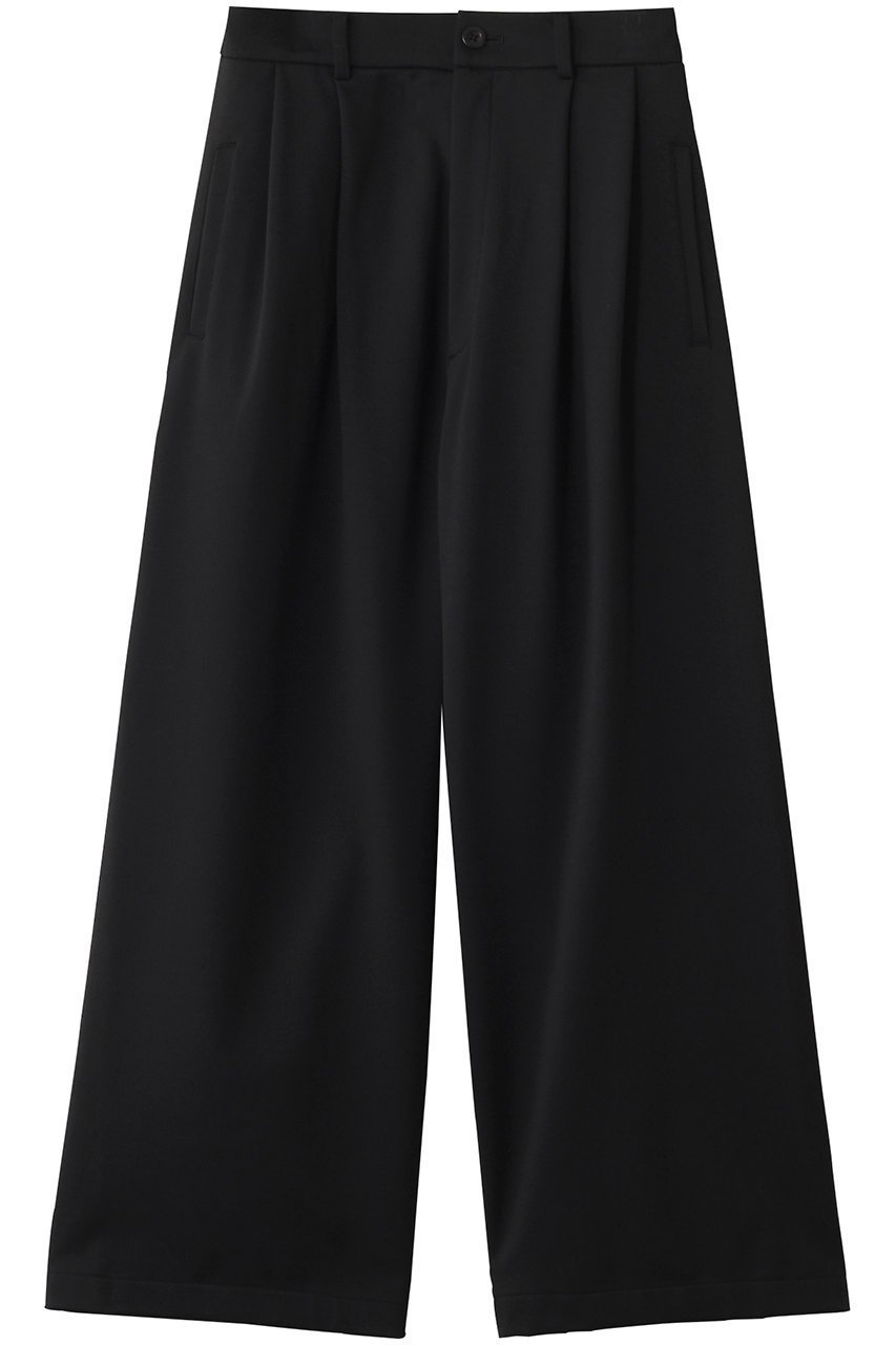 【コグ ザビッグスモーク/COGTHEBIGSMOKE】の【8/1 0:00販売開始】13 LUCY BAGGY TROUSERS インテリア・キッズ・メンズ・レディースファッション・服の通販 founy(ファニー) 　ファッション　Fashion　レディースファッション　Fashion for Women　パンツ　Pants & Trousers　2025年　2025　2025-2026秋冬・A/W　Autumn/Winter 2025–26 AW25–26　クール　Cool, Chic　スタイリッシュ　Stylish, Fashionable　ダブル　Double, Double-Breasted　フェイス　Face, Facial Design　ポケット　Pocket, Pocket Detail　リラックス　Relax, Relaxed Fit　A/W・秋冬　Autumn/Winter　ブラック|ID: prp329100004625454 ipo3291000000033230448