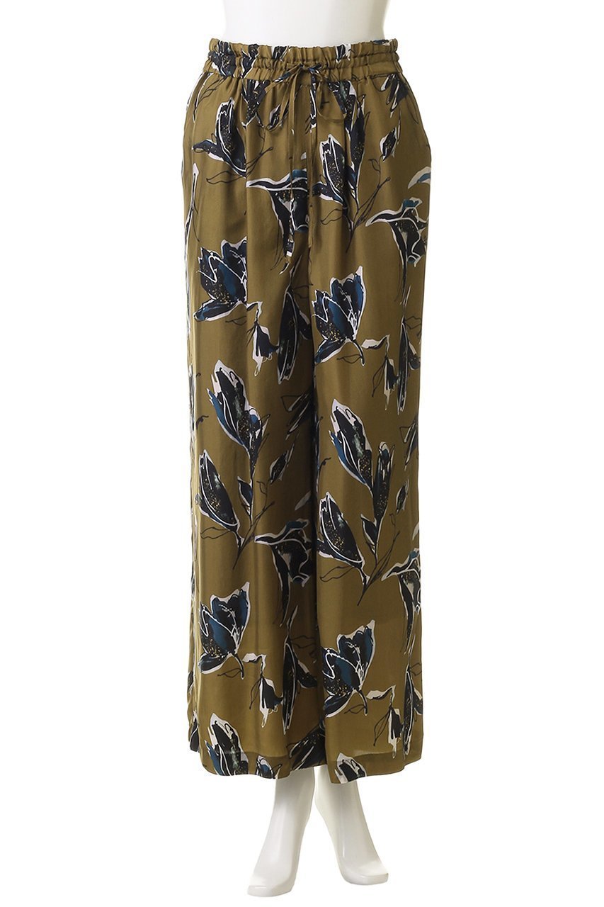 【サクラ/SACRA】のオータムフローラパンツ 人気、トレンドファッション・服の通販 founy(ファニー) ファッション Fashion レディースファッション Fashion for Women パンツ Pants & Trousers ドレープ Drape, Draping Fabric フラワー Flower, Floral プリント Print, Printed Pattern モダン Modern, Contemporary リラックス Relax, Relaxed Fit 秋 Autumn other-2|ID: prp329100004625459 ipo3291000000035416461