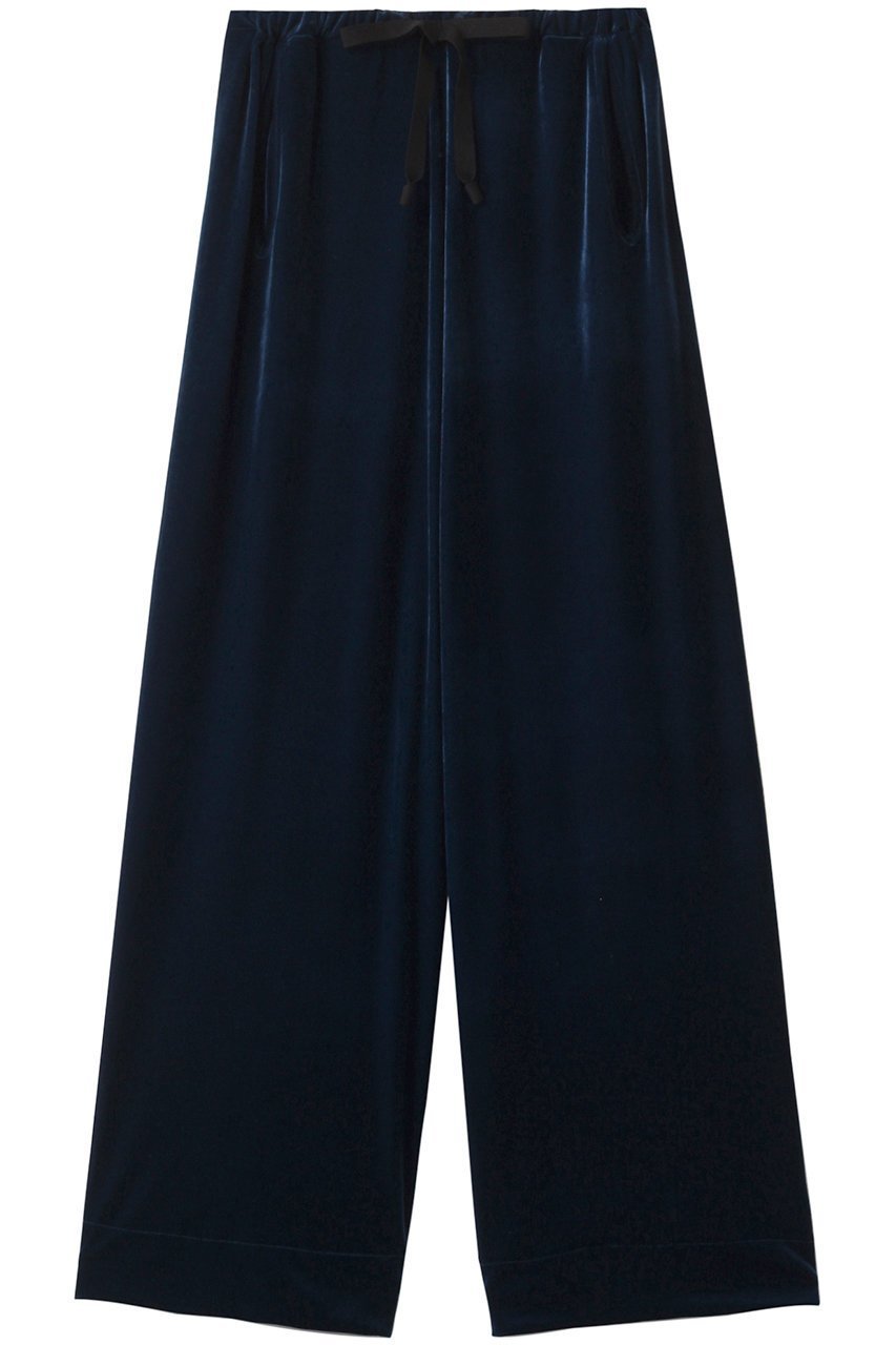 【コグ ザビッグスモーク/COGTHEBIGSMOKE】の【8/1 0:00販売開始】54 ALISON TROUSERS インテリア・キッズ・メンズ・レディースファッション・服の通販 founy(ファニー) 　ファッション　Fashion　レディースファッション　Fashion for Women　パンツ　Pants & Trousers　2025年　2025　2025-2026秋冬・A/W　Autumn/Winter 2025–26 AW25–26　カットソー　Cut and Sewn Top　ドローストリング　Drawstring, Pull Cord　ビッグ　Big, Oversized　ベロア　Velour, Soft Velvet　リラックス　Relax, Relaxed Fit　エレガント 上品　Elegant　A/W・秋冬　Autumn/Winter　ティールブルー|ID: prp329100004625463 ipo3291000000033230532