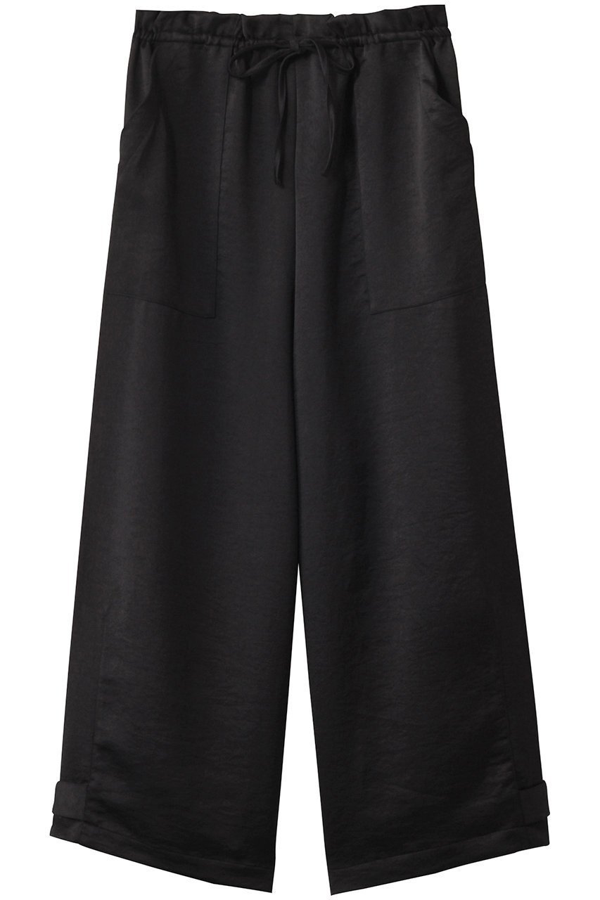 【コグ ザビッグスモーク/COGTHEBIGSMOKE】の【8/1 0:00販売開始】52 MOE LOOSE TROUSERS インテリア・キッズ・メンズ・レディースファッション・服の通販 founy(ファニー) 　ファッション　Fashion　レディースファッション　Fashion for Women　パンツ　Pants & Trousers　2025年　2025　2025-2026秋冬・A/W　Autumn/Winter 2025–26 AW25–26　シルク　Silk, 100% Silk　リラックス　Relax, Relaxed Fit　A/W・秋冬　Autumn/Winter　ブラック|ID: prp329100004625464 ipo3291000000033230544