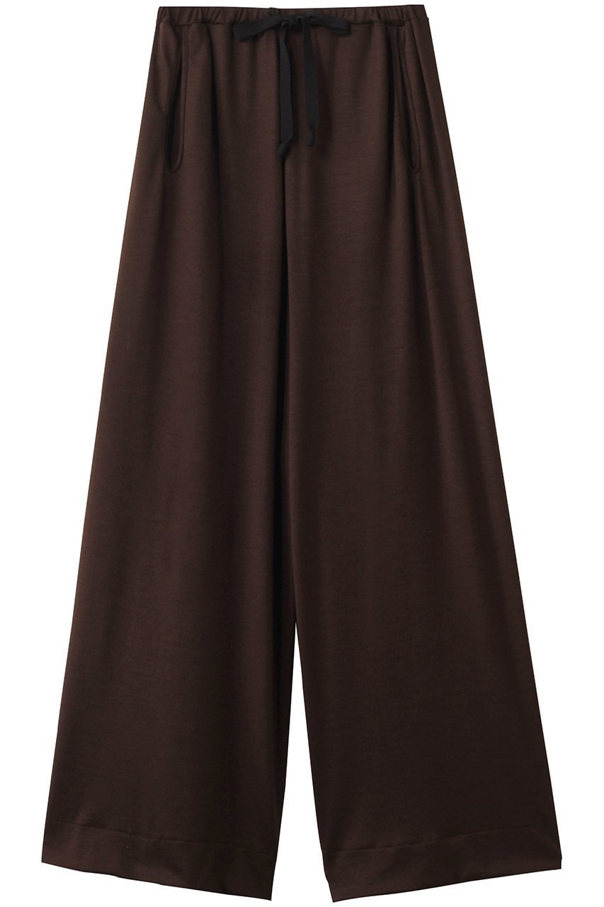 【コグ ザビッグスモーク/COGTHEBIGSMOKE】の【8/1 0:00販売開始】40 ALISON TROUSERS インテリア・キッズ・メンズ・レディースファッション・服の通販 founy(ファニー) 　ファッション　Fashion　レディースファッション　Fashion for Women　パンツ　Pants & Trousers　2025年　2025　2025-2026秋冬・A/W　Autumn/Winter 2025–26 AW25–26　カットソー　Cut and Sewn Top　コンパクト　Compact, Small Size　ストレッチ　Stretch, Stretchy Fabric　ドローストリング　Drawstring, Pull Cord　バランス　Balance, Style Balance　ビッグ　Big, Oversized　リラックス　Relax, Relaxed Fit　A/W・秋冬　Autumn/Winter　チョコレート|ID: prp329100004625465 ipo3291000000033230554