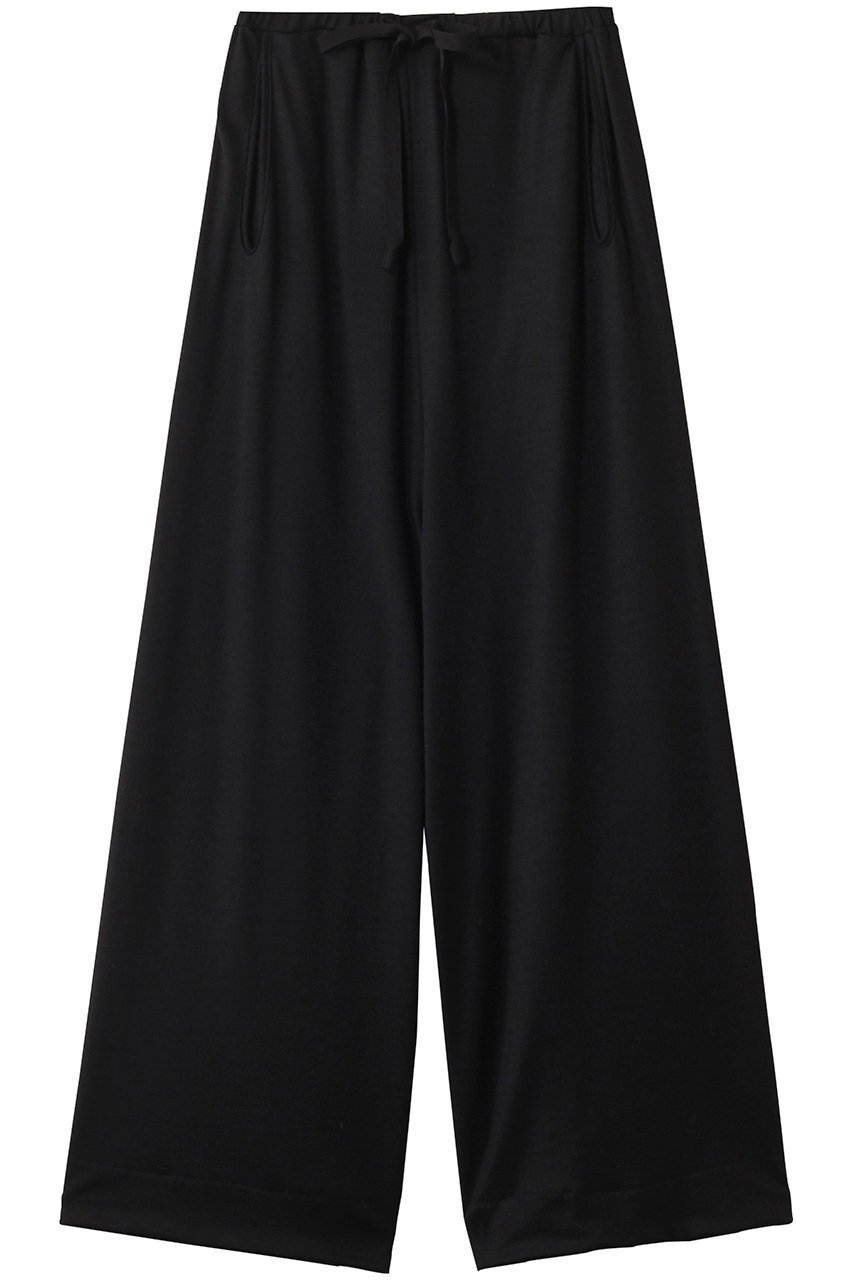 【コグ ザビッグスモーク/COGTHEBIGSMOKE】の【8/1 0:00販売開始】40 ALISON TROUSERS インテリア・キッズ・メンズ・レディースファッション・服の通販 founy(ファニー) 　ファッション　Fashion　レディースファッション　Fashion for Women　パンツ　Pants & Trousers　2025年　2025　2025-2026秋冬・A/W　Autumn/Winter 2025–26 AW25–26　カットソー　Cut and Sewn Top　コンパクト　Compact, Small Size　ストレッチ　Stretch, Stretchy Fabric　ドローストリング　Drawstring, Pull Cord　バランス　Balance, Style Balance　ビッグ　Big, Oversized　リラックス　Relax, Relaxed Fit　A/W・秋冬　Autumn/Winter　ブラック|ID: prp329100004625465 ipo3291000000033230556