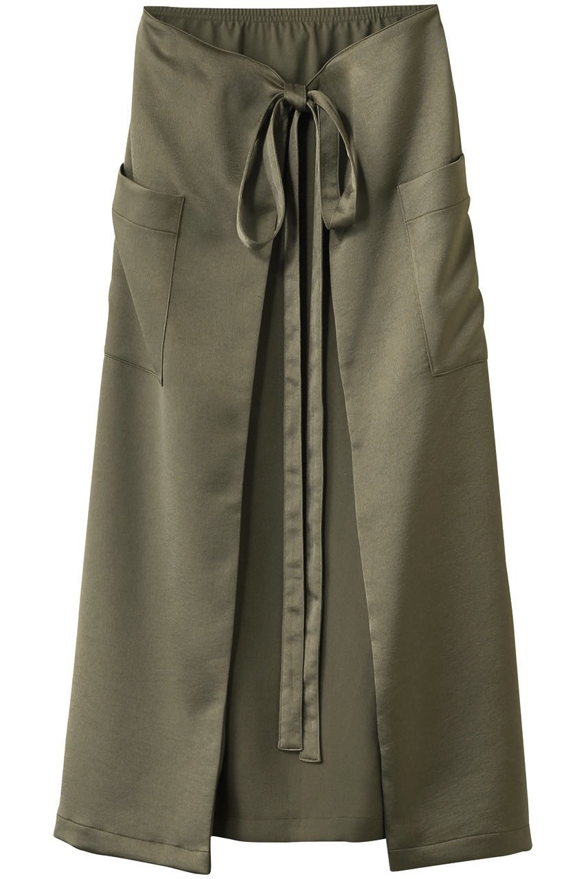 【コグ ザビッグスモーク/COGTHEBIGSMOKE】の【8/1 0:00販売開始】53 MINA DOUBLE WRAP SKIRT インテリア・キッズ・メンズ・レディースファッション・服の通販 founy(ファニー) 　ファッション　Fashion　レディースファッション　Fashion for Women　スカート　Skirts　ロングスカート　Long Skirts / Maxi & Midi Skirts　2025年　2025　2025-2026秋冬・A/W　Autumn/Winter 2025–26 AW25–26　サテン　Satin, Glossy Fabric　シルク　Silk, 100% Silk　シンプル　Simple, Minimal　ジョーゼット　Georgette, Semi-Sheer Fabric　タイトスカート　Pencil Skirt, Tight Skirt　ポケット　Pocket, Pocket Detail　ラップ　Wrap, Wrap Design　ロング　Long, Long-Length　A/W・秋冬　Autumn/Winter　セージ|ID: prp329100004625474 ipo3291000000033230639