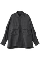 【ダイワ ピアサーティナイン/DAIWA PIER39】のW s TECH SPORTS OPEN COLLAR SHIRT L/S NOVA CHECK チャコール|ID: prp329100004625479 ipo3291000000035375909