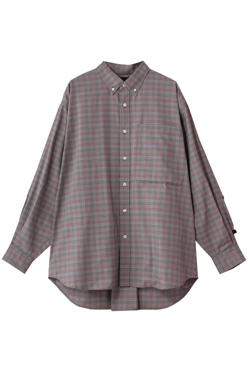 【ダイワ ピアサーティナイン/DAIWA PIER39】のW s TECH BUTTON DOWN SHIRT L/S TATTERSALL インテリア・キッズ・メンズ・レディースファッション・服の通販 founy(ファニー) 　ファッション　Fashion　レディースファッション　Fashion for Women　トップス・カットソー　Cut & Sew Tops　シャツ・ブラウス・オフィスカジュアル　Elegant Blouses & Button-Ups　スポーツウェア　Functional & Stylish Sportswear　スポーツ トップス　Athletic Tops / Workout Tops / Training Shirts　2025年　2025　2025-2026秋冬・A/W　Autumn/Winter 2025–26 AW25–26　アウトドア　Outdoor Clothing　サングラス　Sunglasses, Shades　シンプル　Simple, Minimal　スポーツ　Sports, Activewear　パッチ　Patch, Appliqué　プリーツ　Pleats, Pleated　ポケット　Pocket, Pocket Detail　ミリタリー　Military, Army Style　モバイル　Mobile, Smartphone　A/W・秋冬　Autumn/Winter　グレー|ID: prp329100004625480 ipo3291000000033230809