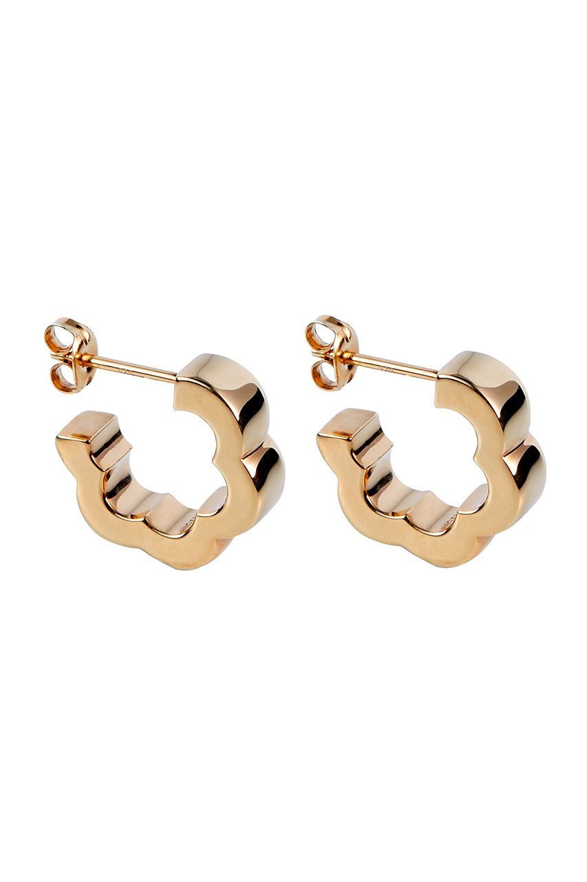 【プラウ/PLOW】のFlower Line ピアス(ペア) インテリア・キッズ・メンズ・レディースファッション・服の通販 founy(ファニー) 　ファッション　Fashion　レディースファッション　Fashion for Women　ジュエリー　Jewelry　ファッションリング　Fashion Rings　イヤリング・フープ・ドロップタイプ　Hoop, Drop & Clip Earrings　イヤリング　Earrings　エレガント 上品　Elegant　シンプル　Simple, Minimal　フラワー　Flower, Floral　フープ　Hoop, Hoop Earrings　モチーフ　Motif, Design Theme　新作・新入荷　New Arrivals / New In　ゴールド|ID: prp329100004626256 ipo3291000000035451592