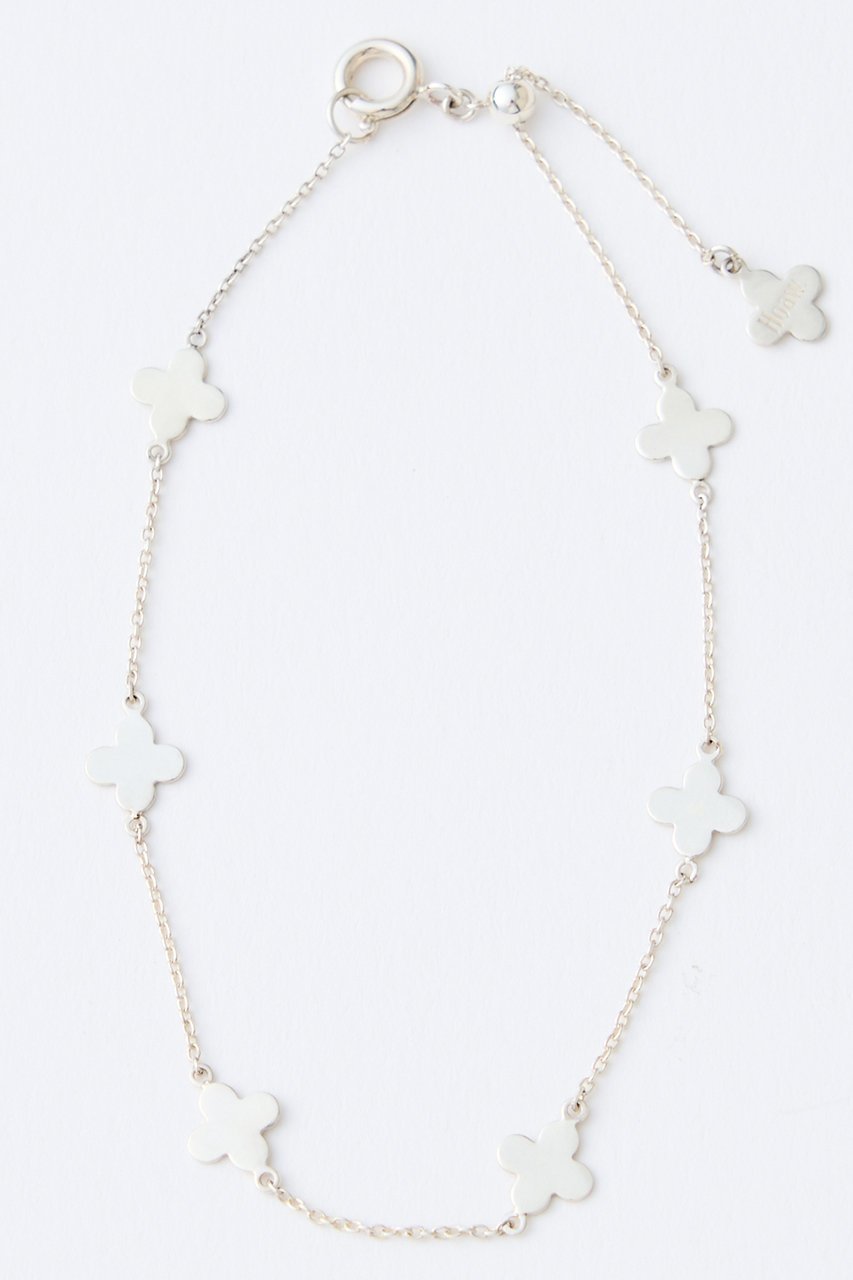 【ウィムガゼット/Whim Gazette】の【Hoaw.】Flower Chain ブレスレット 人気、トレンドファッション・服の通販 founy(ファニー) 　ファッション　Fashion　レディースファッション　Fashion for Women　ジュエリー　Jewelry　チェーン＆カフブレスレット　Cuff & Chain Bracelets　バングル・カフブレスレット　Bangles & Cuff Bracelets　アクセサリー　Fashion Accessories　シューズ　Shoes, Footwear　シルバー　Silver, Metallic Silver　スタンダード　Standard, Basic　チェーン　Chain, Chain Strap　ネックレス　Necklace, Pendant Necklace　フラワー　Flower, Floral　ブレスレット　Bracelet, Wristband　おすすめ　Recommended / Our Picks　エレガント 上品　Elegant　other-4|ID: prp329100004626268 ipo3291000000035663739