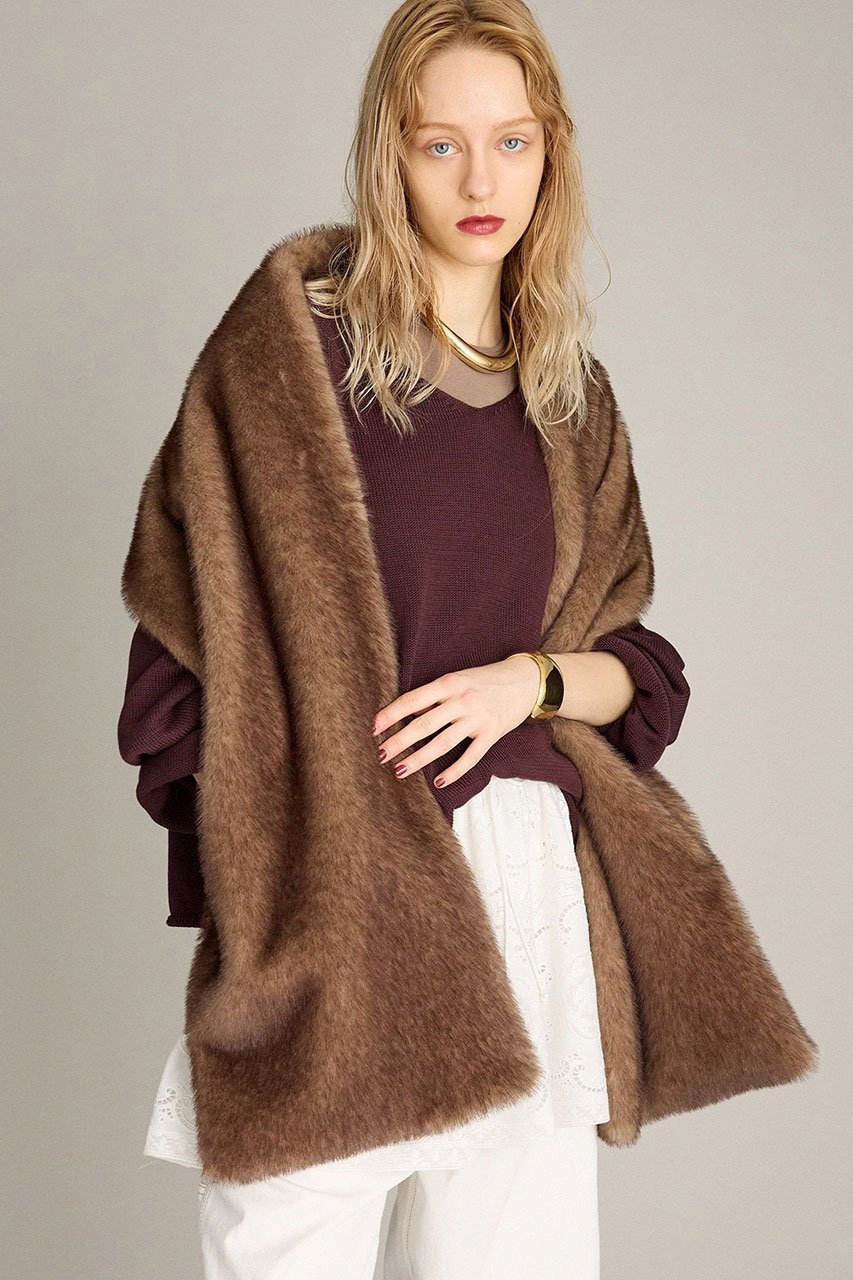 【ブリル/BRILL】のファーストール 人気、トレンドファッション・服の通販 founy(ファニー) 　ファッション　Fashion　レディースファッション　Fashion for Women　ストール　Soft & Warm Scarves　マフラー・スヌード / 冬小物の定番　Scarves & Mufflers　2025年　2025　2025-2026秋冬・A/W　Autumn/Winter 2025–26 AW25–26　ストール　Stole, Wrap　ポケット　Pocket, Pocket Detail　マフラー　Scarf, Muffler　ラグジュアリー　Luxury, Elegant　ロング　Long, Long-Length　A/W・秋冬　Autumn/Winter　other-2|ID: prp329100004626280 ipo3291000000033243580