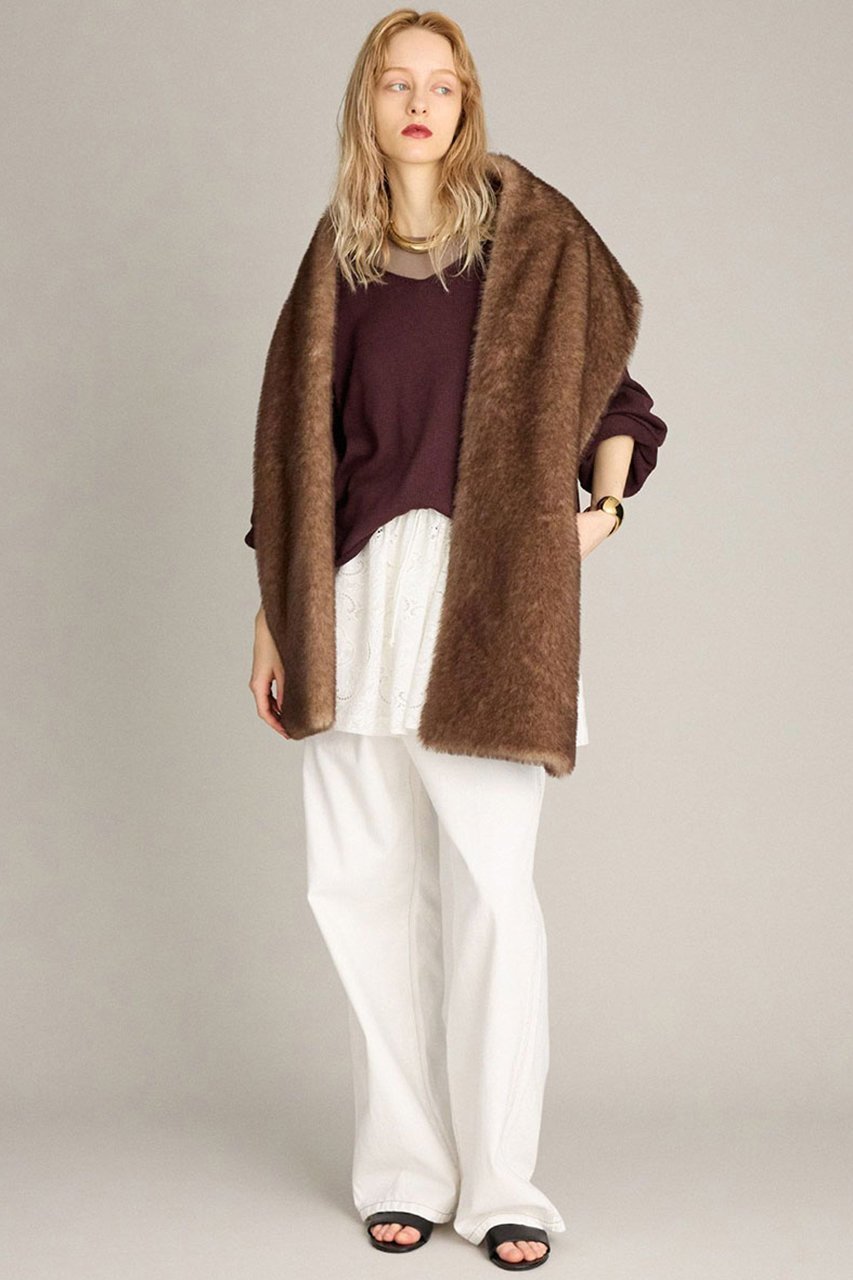 【ブリル/BRILL】のファーストール 人気、トレンドファッション・服の通販 founy(ファニー) 　ファッション　Fashion　レディースファッション　Fashion for Women　ストール　Soft & Warm Scarves　マフラー・スヌード / 冬小物の定番　Scarves & Mufflers　2025年　2025　2025-2026秋冬・A/W　Autumn/Winter 2025–26 AW25–26　ストール　Stole, Wrap　ポケット　Pocket, Pocket Detail　マフラー　Scarf, Muffler　ラグジュアリー　Luxury, Elegant　ロング　Long, Long-Length　A/W・秋冬　Autumn/Winter　other-8|ID: prp329100004626280 ipo3291000000033243586