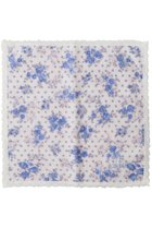 【キッドブルー/KID BLUE】のタオルピンドットフラワーハンカチ ブルー|ID: prp329100004626281 ipo3291000000035888199