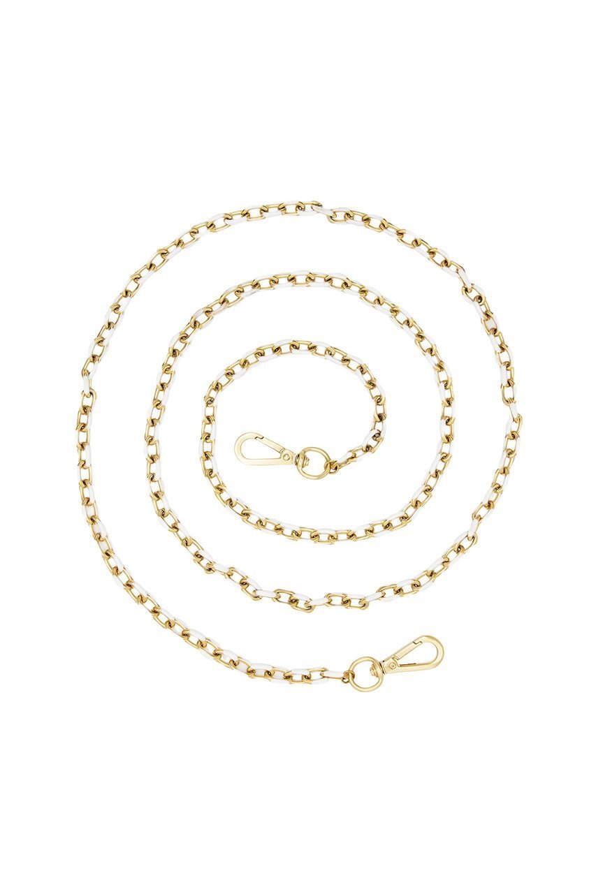 【ルヴィニ パリ/Louvini Paris】のスマホチェーン MIA インテリア・キッズ・メンズ・レディースファッション・服の通販 founy(ファニー) 　ファッション　Fashion　レディースファッション　Fashion for Women　エナメル　Patent Leather　シンプル　Simple, Minimal　チェーン　Chain, Chain Strap　ネックレス　Necklace, Pendant Necklace　WHITE|ID: prp329100004626286 ipo3291000000035770827