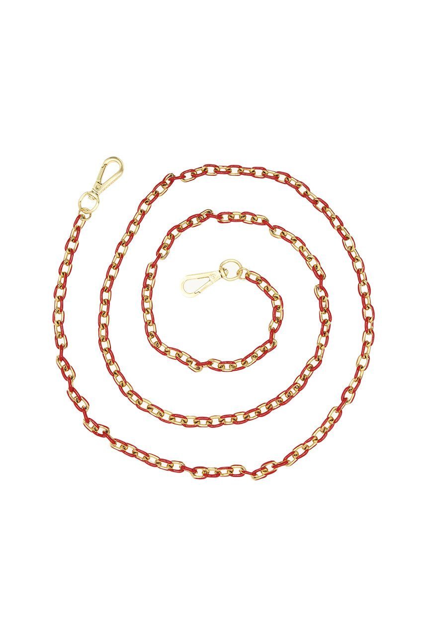 【ルヴィニ パリ/Louvini Paris】のスマホチェーン MIA インテリア・キッズ・メンズ・レディースファッション・服の通販 founy(ファニー) 　ファッション　Fashion　レディースファッション　Fashion for Women　エナメル　Patent Leather　シンプル　Simple, Minimal　チェーン　Chain, Chain Strap　ネックレス　Necklace, Pendant Necklace　RED|ID: prp329100004626286 ipo3291000000035770829