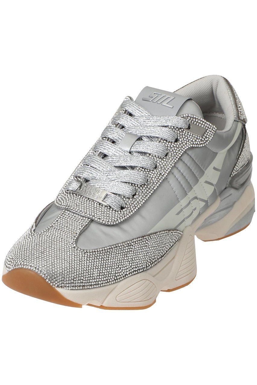【スティーブマデン/STEVE MADDEN】のSETBACK-R ラインストーンスニーカー インテリア・キッズ・メンズ・レディースファッション・服の通販 founy(ファニー) 　ファッション　Fashion　レディースファッション　Fashion for Women　2025年　2025　2025-2026秋冬・A/W　Autumn/Winter 2025–26 AW25–26　シューズ　Shoes, Footwear　ストーン　Stone, Gem-Like　スニーカー　Sneakers, Trainers　スポーティ　Sporty, Casual Athletic　ラグジュアリー　Luxury, Elegant　A/W・秋冬　Autumn/Winter　シルバー|ID: prp329100004626300 ipo3291000000033243825
