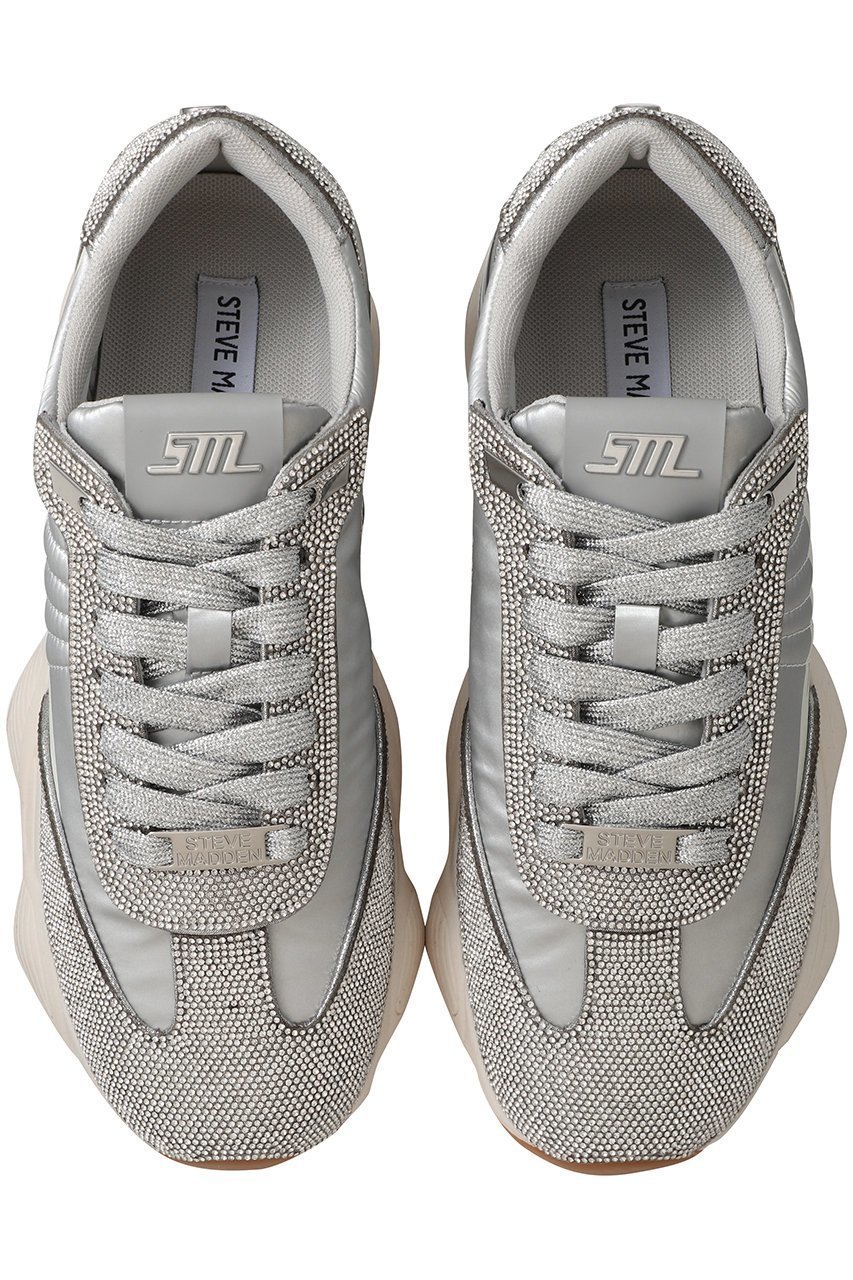 【スティーブマデン/STEVE MADDEN】のSETBACK-R ラインストーンスニーカー 人気、トレンドファッション・服の通販 founy(ファニー) 　ファッション　Fashion　レディースファッション　Fashion for Women　2025年　2025　2025-2026秋冬・A/W　Autumn/Winter 2025–26 AW25–26　シューズ　Shoes, Footwear　ストーン　Stone, Gem-Like　スニーカー　Sneakers, Trainers　スポーティ　Sporty, Casual Athletic　ラグジュアリー　Luxury, Elegant　A/W・秋冬　Autumn/Winter　other-2|ID: prp329100004626300 ipo3291000000033243826