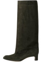 【ネブローニ/NEBULONI E】のスエードルーズフィットロングブーツ ダークカーキ|ID: prp329100004626303 ipo3291000000035770848