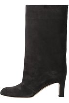 【ネブローニ/NEBULONI E】の【ELLE SHOP限定】スエードルーズフィットドミドルブーツ チャコール|ID: prp329100004626306 ipo3291000000036004000