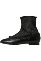 【ネブローニ/NEBULONI E】のチュールソックスショートブーツ ブラック|ID: prp329100004626312 ipo3291000000035663803