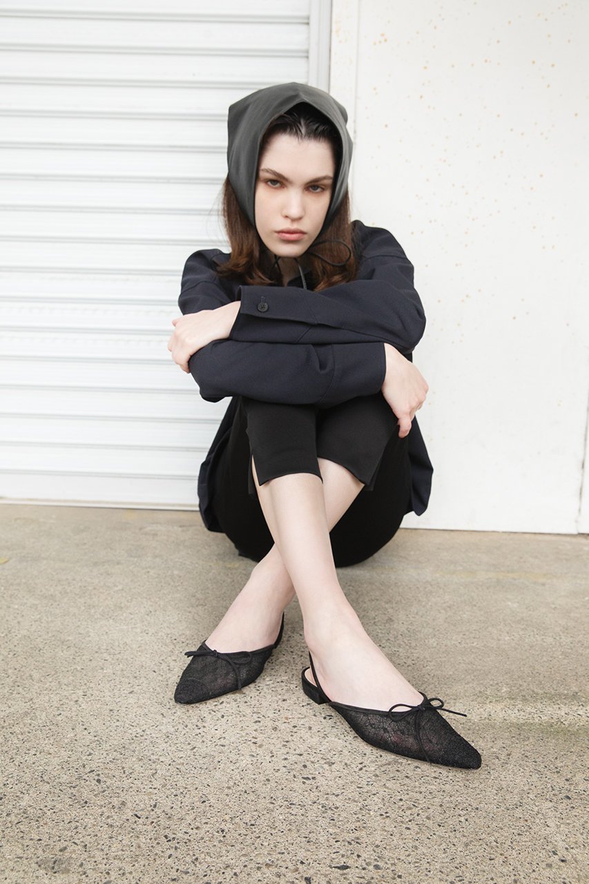 【ネブローニ/NEBULONI E】のレースバックストラップフラットシューズ 人気、トレンドファッション・服の通販 founy(ファニー) 　ファッション　Fashion　レディースファッション　Fashion for Women　バッグ　Bags　おすすめ　Recommended / Our Picks　シューズ　Shoes, Footwear　ソックス　Socks, Hosiery　タイツ　Tights, Legwear　フラット　Flat, Flat Shoes　リボン　Ribbon, Bow　レース　Lace, Lace Fabric　新作・新入荷　New Arrivals / New In　other-2|ID: prp329100004626315 ipo3291000000033243936