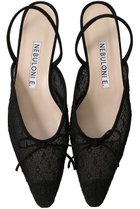 【ネブローニ/NEBULONI E】のレースバックストラップフラットシューズ ブラック|ID: prp329100004626315 ipo3291000000036100696