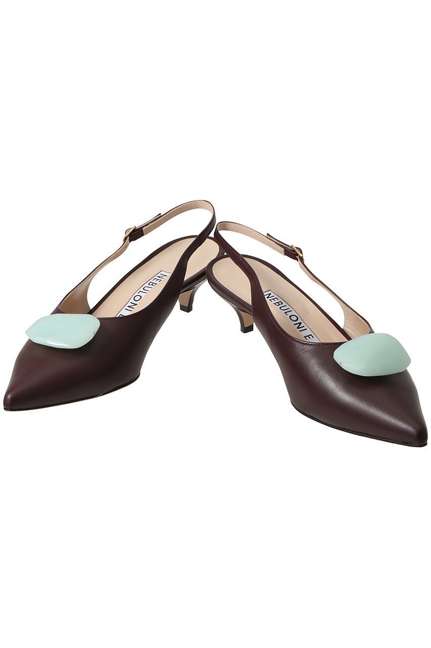 【ネブローニ/NEBULONI E】のストーン付きバックストラップパンプス 人気、トレンドファッション・服の通販 founy(ファニー) 　ファッション　Fashion　レディースファッション　Fashion for Women　バッグ　Bags　アンクル　Ankle-Length Design　エレガント 上品　Elegant　ストーン　Stone, Gem-Like　ラップ　Wrap, Wrap Design　other-6|ID: prp329100004626316 ipo3291000000035451733