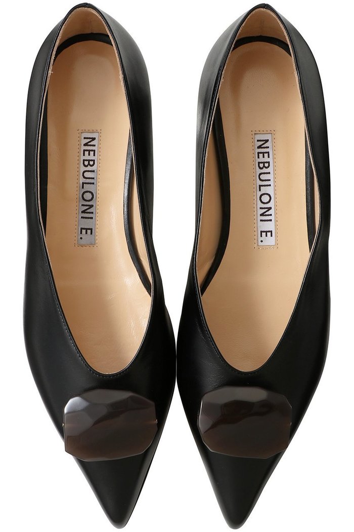 【ネブローニ/NEBULONI E】のストーン付きフラットシューズ インテリア・キッズ・メンズ・レディースファッション・服の通販 founy(ファニー) https://founy.com/ ファッション Fashion レディースファッション Fashion for Women シューズ Shoes, Footwear シンプル Simple, Minimal ストーン Stone, Gem-Like フラット Flat, Flat Shoes |ID: prp329100004626317 ipo3291000000035663823