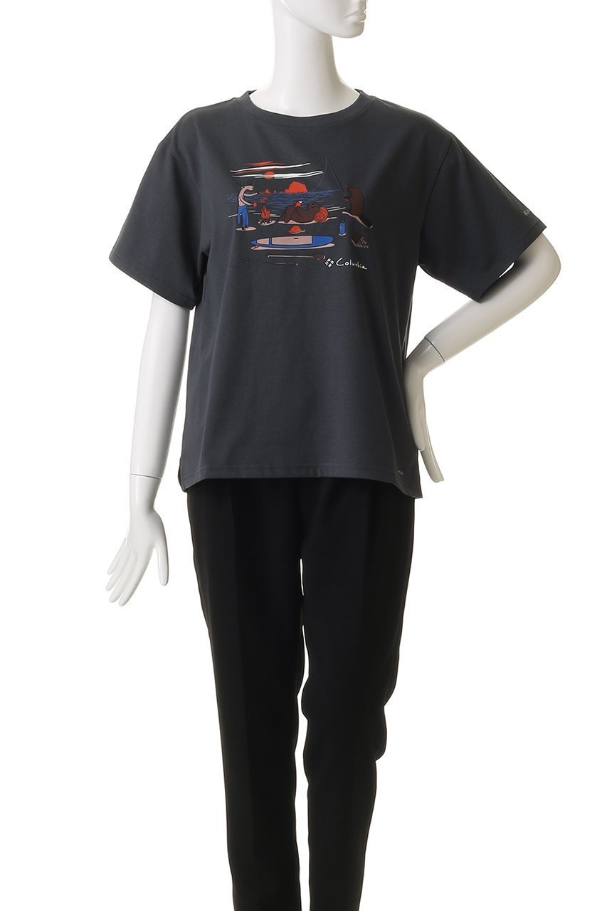 【コロンビア/Columbia】のウィメンズレイクトゥーアベニューショートスリーブTシャツ 人気、トレンドファッション・服の通販 founy(ファニー) 　ファッション　Fashion　レディースファッション　Fashion for Women　トップス・カットソー　Cut & Sew Tops　シャツ・ブラウス・オフィスカジュアル　Elegant Blouses & Button-Ups　ロングTシャツ・Tシャツ　Longline T-Shirts & Tees　カットソー・ベーシックTシャツ　Cut-and-Sewn Tops / Stretch Tees & Basics　2025年　2025　2025-2026秋冬・A/W　Autumn/Winter 2025–26 AW25–26　アウトドア　Outdoor Clothing　グラフィック　Graphic, Graphic Design　ショート　Short, Short Length　スリーブ　Sleeve, Long Sleeve / Short Sleeve　ベーシック　Basic, Essential　A/W・秋冬　Autumn/Winter　other-2|ID: prp329100004626320 ipo3291000000033243983