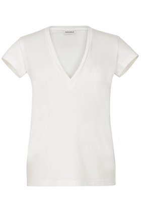 【マディソンブルー/MADISONBLUE】 DEEP V NECK TEE ディープ Vネック Tシャツ人気、トレンドファッション・服の通販 founy(ファニー) ファッション Fashion レディースファッション Fashion for Women トップス・カットソー Cut & Sew Tops シャツ・ブラウス・オフィスカジュアル Elegant Blouses & Button-Ups ロングTシャツ・Tシャツ Longline T-Shirts & Tees カットソー・ベーシックTシャツ Cut-and-Sewn Tops / Stretch Tees & Basics Vネックトップス V-Neck Tops / V-Cut Neckline Shirts なめらか Smooth, Silky Texture ショート Short, Short Length スタイリッシュ Stylish, Fashionable スリーブ Sleeve, Long Sleeve / Short Sleeve デコルテ Décolleté, Neckline フレンチ French, French Style 再入荷 Restock / Back in Stock |ID:prp329100004626322