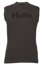 【マディソンブルー/MADISONBLUE】のHELLO NOSLEEVE TEE/HELLO ノースリーブ Tシャツ 人気、トレンドファッション・服の通販 founy(ファニー) ファッション Fashion レディースファッション Fashion for Women トップス・カットソー Cut & Sew Tops キャミソール&ノースリーブ Camisoles & Sleeveless Tops シャツ・ブラウス・オフィスカジュアル Elegant Blouses & Button-Ups ロングTシャツ・Tシャツ Longline T-Shirts & Tees カットソー・ベーシックTシャツ Cut-and-Sewn Tops / Stretch Tees & Basics インナー Innerwear キャミソール Camisole, Spaghetti Strap Top ジャケット Jacket, Outerwear タンク Tank Top, Sleeveless Top ノースリーブ Sleeveless, No-Sleeve プリント Print, Printed Pattern 夏 Summer 春 Spring S/S・春夏 SS, Spring/Summer, Warm Season thumbnail グレー|ID: prp329100004626328 ipo3291000000036100735
