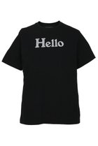 【マディソンブルー/MADISONBLUE / MEN】の【MEN】HELLO TEE MNS/HELLO Tシャツ ブラック|ID: prp329100004626329 ipo3291000000035451760