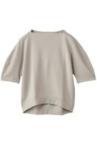 【エブール/ebure】のクリアー裏毛 ハーフスリーブスウェット ベージュ|ID:prp329100004626333