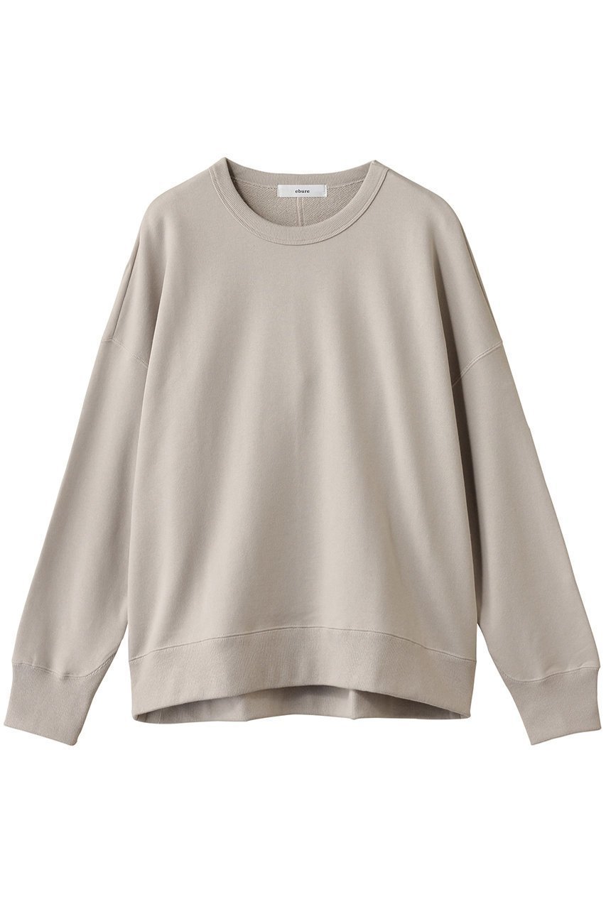 【エブール/ebure】の【8/8 0:00販売開始】クリアー裏毛 ドロップショルダースウェット インテリア・キッズ・メンズ・レディースファッション・服の通販 founy(ファニー) 　ファッション　Fashion　レディースファッション　Fashion for Women　トップス・カットソー　Cut & Sew Tops　シャツ・ブラウス・オフィスカジュアル　Elegant Blouses & Button-Ups　レディースパーカー・カジュアルフーディー　Casual Hoodies & Sweatshirts　ロングTシャツ・Tシャツ　Longline T-Shirts & Tees　スウェット・クルーネックトップス　Sweatshirts & Crewnecks / Relaxed Fit Sweat Tops　カットソー・ベーシックTシャツ　Cut-and-Sewn Tops / Stretch Tees & Basics　2025年　2025　2025-2026秋冬・A/W　Autumn/Winter 2025–26 AW25–26　おすすめ　Recommended / Our Picks　ショルダー　Shoulder, Shoulder Strap　ジャカード／ジャガード　Jacquard, Woven Pattern　ジャケット　Jacket, Outerwear　ダウン　Down, Puffer　ドロップ　Drop Shoulder, Dropped Style　プリント　Print, Printed Pattern　A/W・秋冬　Autumn/Winter　ベージュ|ID: prp329100004626334 ipo3291000000033244092