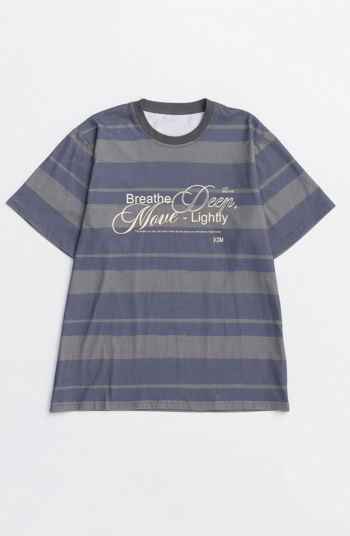 【メゾンスペシャル/MAISON SPECIAL】のBreathe Border T-shirt/BreatheボーダーTシャツ インテリア・キッズ・メンズ・レディースファッション・服の通販 founy(ファニー) https://founy.com/ ファッション Fashion レディースファッション Fashion for Women トップス・カットソー Cut & Sew Tops シャツ・ブラウス・オフィスカジュアル Elegant Blouses & Button-Ups ロングTシャツ・Tシャツ Longline T-Shirts & Tees カットソー・ベーシックTシャツ Cut-and-Sewn Tops / Stretch Tees & Basics カットソー Cut and Sewn Top スリーブ Sleeve, Long Sleeve / Short Sleeve プリント Print, Printed Pattern ボーダー Border, Stripe リラックス Relax, Relaxed Fit ロング Long, Long-Length |ID: prp329100004626336 ipo3291000000033244100