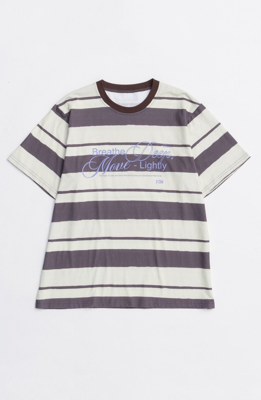 【メゾンスペシャル/MAISON SPECIAL】のBreathe Border T-shirt/BreatheボーダーTシャツ インテリア・キッズ・メンズ・レディースファッション・服の通販 founy(ファニー) 　ファッション　Fashion　レディースファッション　Fashion for Women　トップス・カットソー　Cut & Sew Tops　シャツ・ブラウス・オフィスカジュアル　Elegant Blouses & Button-Ups　ロングTシャツ・Tシャツ　Longline T-Shirts & Tees　カットソー・ベーシックTシャツ　Cut-and-Sewn Tops / Stretch Tees & Basics　2025年　2025　2025-2026秋冬・A/W　Autumn/Winter 2025–26 AW25–26　カットソー　Cut and Sewn Top　スリーブ　Sleeve, Long Sleeve / Short Sleeve　プリント　Print, Printed Pattern　ボーダー　Border, Stripe　リラックス　Relax, Relaxed Fit　ロング　Long, Long-Length　再入荷　Restock / Back in Stock　A/W・秋冬　Autumn/Winter　YEL(イエロー)|ID: prp329100004626336 ipo3291000000033244106