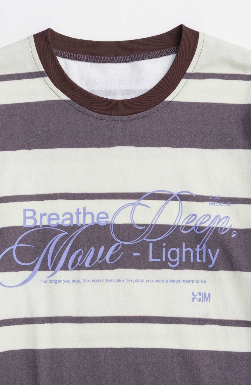 【メゾンスペシャル/MAISON SPECIAL】のBreathe Border T-shirt/BreatheボーダーTシャツ 人気、トレンドファッション・服の通販 founy(ファニー) 　ファッション　Fashion　レディースファッション　Fashion for Women　トップス・カットソー　Cut & Sew Tops　シャツ・ブラウス・オフィスカジュアル　Elegant Blouses & Button-Ups　ロングTシャツ・Tシャツ　Longline T-Shirts & Tees　カットソー・ベーシックTシャツ　Cut-and-Sewn Tops / Stretch Tees & Basics　2025年　2025　2025-2026秋冬・A/W　Autumn/Winter 2025–26 AW25–26　カットソー　Cut and Sewn Top　スリーブ　Sleeve, Long Sleeve / Short Sleeve　プリント　Print, Printed Pattern　ボーダー　Border, Stripe　リラックス　Relax, Relaxed Fit　ロング　Long, Long-Length　再入荷　Restock / Back in Stock　A/W・秋冬　Autumn/Winter　other-4|ID: prp329100004626336 ipo3291000000033244109
