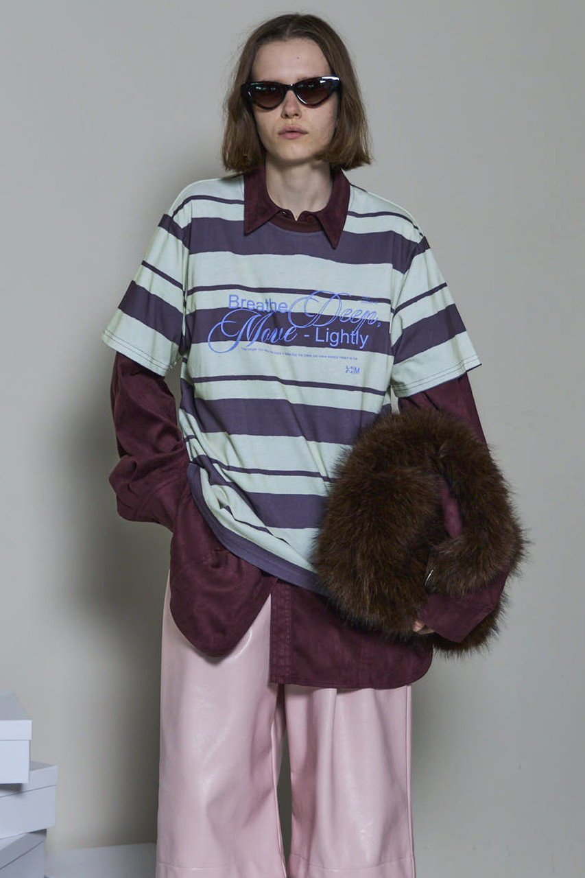 【メゾンスペシャル/MAISON SPECIAL】のBreathe Border T-shirt/BreatheボーダーTシャツ 人気、トレンドファッション・服の通販 founy(ファニー) 　ファッション　Fashion　レディースファッション　Fashion for Women　トップス・カットソー　Cut & Sew Tops　シャツ・ブラウス・オフィスカジュアル　Elegant Blouses & Button-Ups　ロングTシャツ・Tシャツ　Longline T-Shirts & Tees　カットソー・ベーシックTシャツ　Cut-and-Sewn Tops / Stretch Tees & Basics　2025年　2025　2025-2026秋冬・A/W　Autumn/Winter 2025–26 AW25–26　カットソー　Cut and Sewn Top　スリーブ　Sleeve, Long Sleeve / Short Sleeve　プリント　Print, Printed Pattern　ボーダー　Border, Stripe　リラックス　Relax, Relaxed Fit　ロング　Long, Long-Length　再入荷　Restock / Back in Stock　A/W・秋冬　Autumn/Winter　other-8|ID: prp329100004626336 ipo3291000000033244117