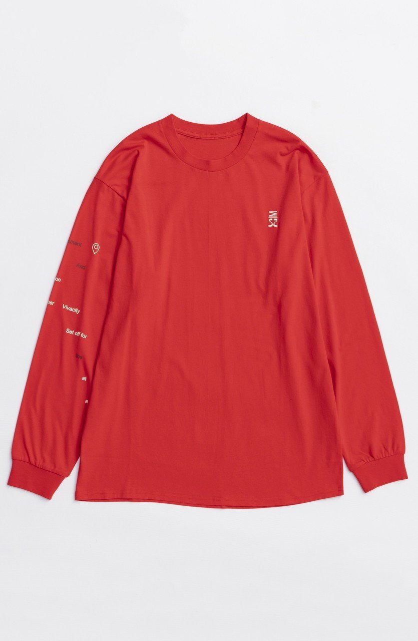 【メゾンスペシャル/MAISON SPECIAL】のUNCHAINED Long Sleeve T-shirt/UNCHAINEDロンTEE インテリア・キッズ・メンズ・レディースファッション・服の通販 founy(ファニー) 　ファッション　Fashion　レディースファッション　Fashion for Women　トップス・カットソー　Cut & Sew Tops　シャツ・ブラウス・オフィスカジュアル　Elegant Blouses & Button-Ups　ロングTシャツ・Tシャツ　Longline T-Shirts & Tees　カットソー・ベーシックTシャツ　Cut-and-Sewn Tops / Stretch Tees & Basics　おすすめ　Recommended / Our Picks　カットソー　Cut and Sewn Top　グラフィック　Graphic, Graphic Design　シンプル　Simple, Minimal　スリーブ　Sleeve, Long Sleeve / Short Sleeve　デニム　Denim, Jeans Material　フロント　Front, Front Design　プリント　Print, Printed Pattern　ロング　Long, Long-Length　ワンポイント　One Point, Statement Accent　RED(レッド)|ID: prp329100004626337 ipo3291000000033244124