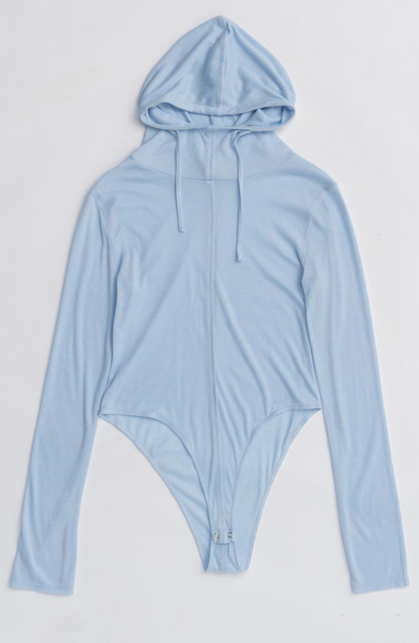 【メゾンスペシャル/MAISON SPECIAL】のHood Bodysuit/フードボディスーツ インテリア・キッズ・メンズ・レディースファッション・服の通販 founy(ファニー) 　ファッション　Fashion　レディースファッション　Fashion for Women　トップス・カットソー　Cut & Sew Tops　シャツ・ブラウス・オフィスカジュアル　Elegant Blouses & Button-Ups　ロングTシャツ・Tシャツ　Longline T-Shirts & Tees　カットソー・ベーシックTシャツ　Cut-and-Sewn Tops / Stretch Tees & Basics　おすすめ　Recommended / Our Picks　インナー　Innerwear　コンパクト　Compact, Small Size　スリーブ　Sleeve, Long Sleeve / Short Sleeve　スーツ　Suit, Formalwear　ロング　Long, Long-Length　BLU(ブルー)|ID: prp329100004626342 ipo3291000000033244170