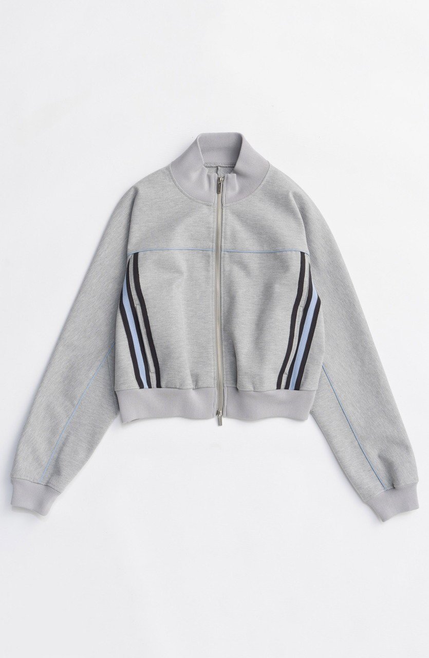 【メゾンスペシャル/MAISON SPECIAL】のFront Zip High Neck Jersey Tops/フロントジップハイネックジャージトップス インテリア・キッズ・メンズ・レディースファッション・服の通販 founy(ファニー) 　ファッション　Fashion　レディースファッション　Fashion for Women　トップス・カットソー　Cut & Sew Tops　シャツ・ブラウス・オフィスカジュアル　Elegant Blouses & Button-Ups　ロングTシャツ・Tシャツ　Longline T-Shirts & Tees　カットソー・ベーシックTシャツ　Cut-and-Sewn Tops / Stretch Tees & Basics　2025年　2025　2025-2026秋冬・A/W　Autumn/Winter 2025–26 AW25–26　インナー　Innerwear　ストレッチ　Stretch, Stretchy Fabric　スリーブ　Sleeve, Long Sleeve / Short Sleeve　ハイネック　High Neck, Mock Neck　ロング　Long, Long-Length　A/W・秋冬　Autumn/Winter　羽織　Haori, Light Jacket　GRY(グレー)|ID: prp329100004626343 ipo3291000000033244181
